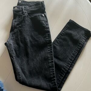 Abercrombie & Fitch men’s athletic skinny jeans 33 x 34 black